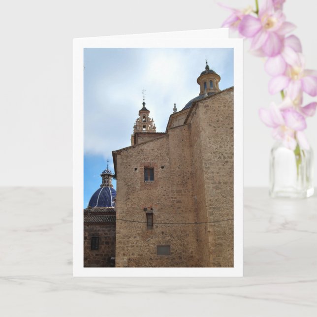 Cartão Parte de trás da Igreja Nossa Senhora de Los Angel (Orquídea)