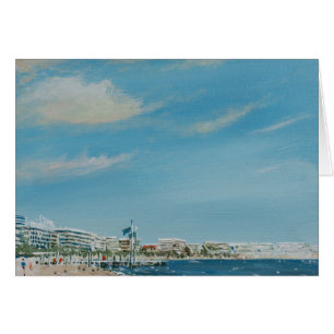 Cartão Parte dianteira de mar 2014 de Cannes