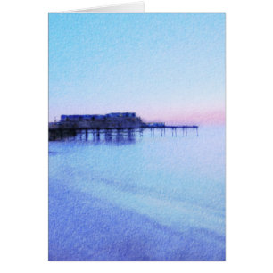 Cartão Parte dianteira de mar de Aberystwyth