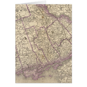 Cartão Parte oriental de Ontário