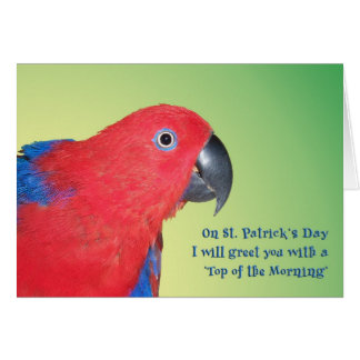 Cartão Parte superior da manhã