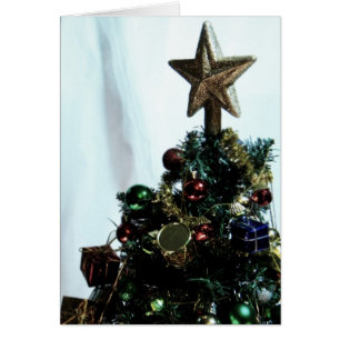 Cartão Parte superior III da estrela do Natal