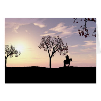 Cartão Partida da manhã