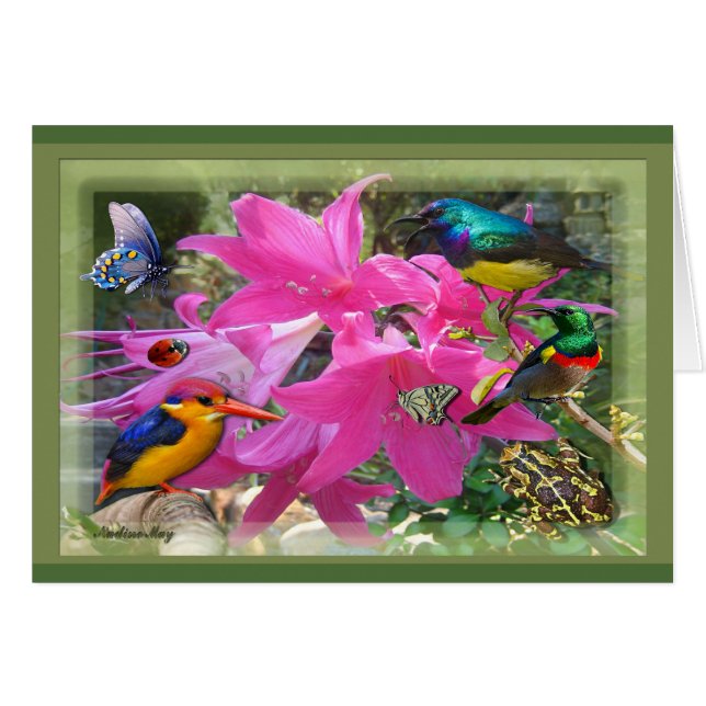 Cartão Partido Amaryllis (Frente Horizontal)