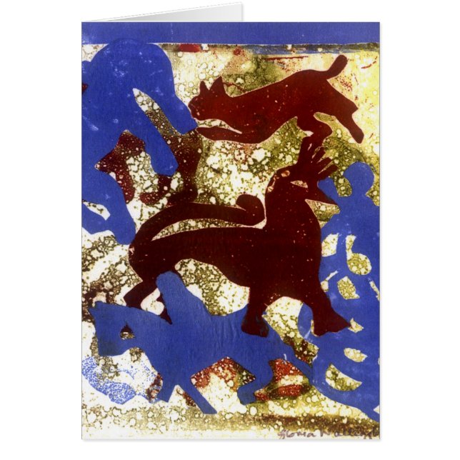 Cartão Partido de galinha (Frente)