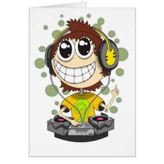 Cartão Partido DJ