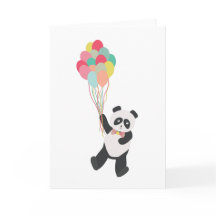 Partido do Panda - Panda de Aniversário com Balões