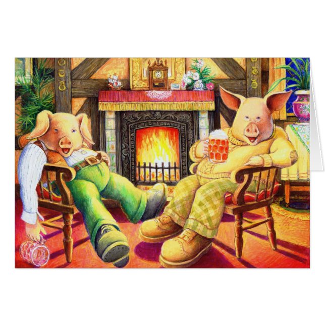 Cartão Partido dos Porcos (Frente Horizontal)