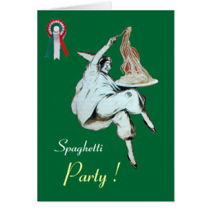 Cartão PARTIDO ESPAGHETTI ITALIANO KITCHEN, RESTAURANTE v