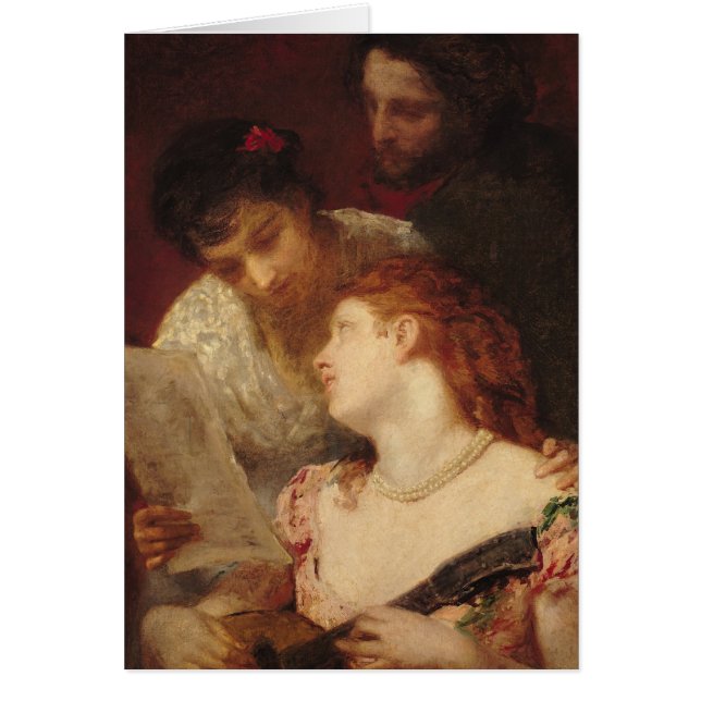 Cartão Partido musical, 1874 (Frente)