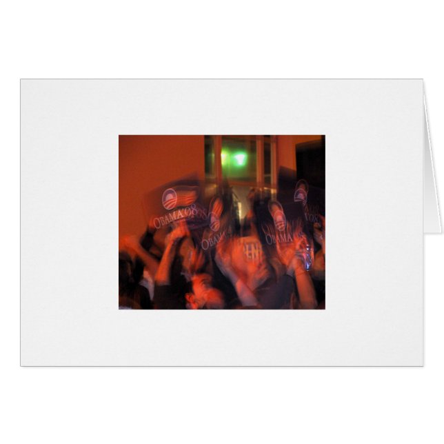 Cartão Partido San Francisco 2008 da vitória da eleição (Frente Horizontal)