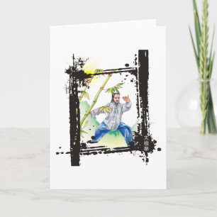 Cartão Parting Horse's Mane - Tai Chi