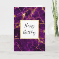 Parto Roxo Moderno e Dourado Abstrato Marble Anive