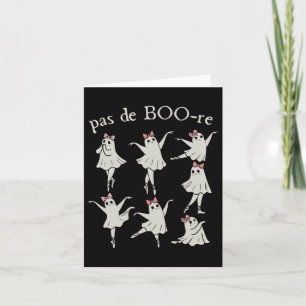 Cartão Pas De Boo-re Ballerina Ghost Halloween Spooky Sea