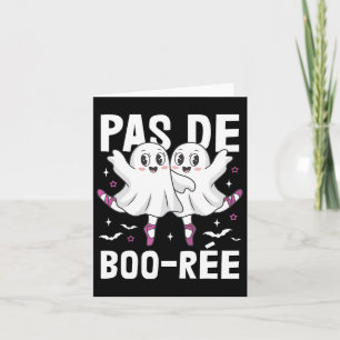 Cartão Pas De Boo-rée Balé Dancing Ghost Ballerina Hall