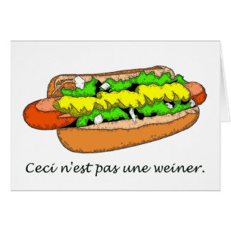 Cartão Pas Une Weiner de N'est
