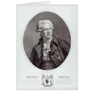 Cartão Pascal Paoli, 1872
