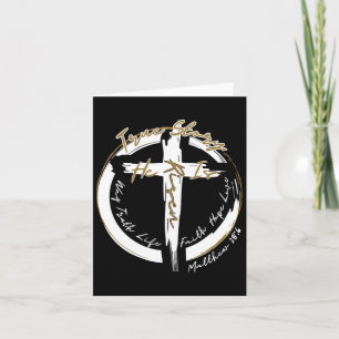 Cartão Páscoa Cross Ele Está Riscado Jesus Cristo Homens