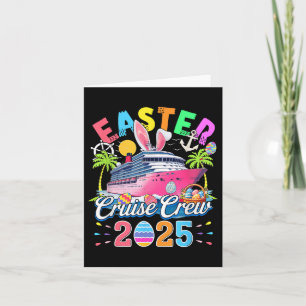 Cartão Páscoa Cruise Crew 2025 Ovos De Navios De Cruzeiro