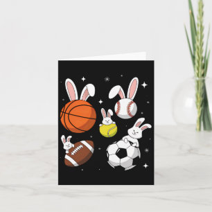Cartão Páscoa de Futebol do Bysketbyll Bysebyll
