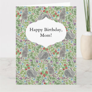 Cartão Páscoa de Jardim de Berry, coelho coelho vitoriano