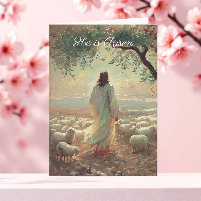 Cartão Páscoa de Jesus Cristo Religioso Cristão (Criador carregado)