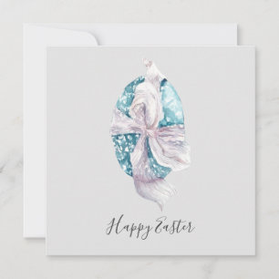 Cartão Páscoa de Ovos Embalados por Fita de Água