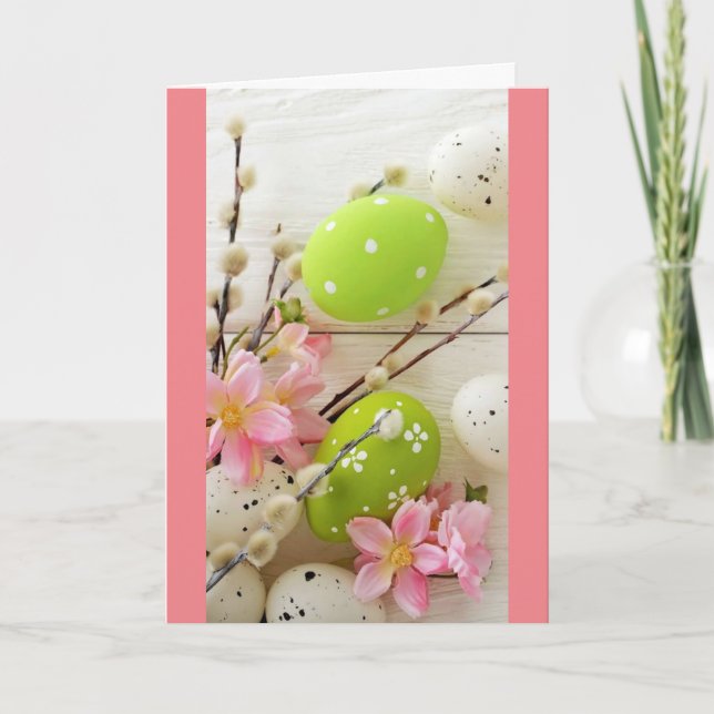 CARTÃO *PÁSCOA* DESEJA "VOCÊ!" (Frente)