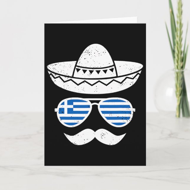 Cartão Páscoa Grega Sungles Cinco De Mayo Meninos Mexican (Frente)