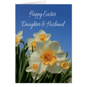 Cartão Páscoa    Happy de Filha e Marido