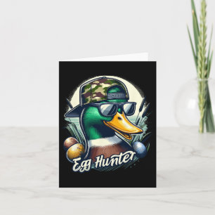 Cartão Páscoa Mallard Duck A Caça Está Na Páscoa Camo Duc