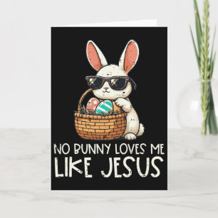 Cartão Páscoa Nenhum Coelho Me Ama Como Jesus Crianças Cr