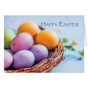 Cartão Páscoa Nest
