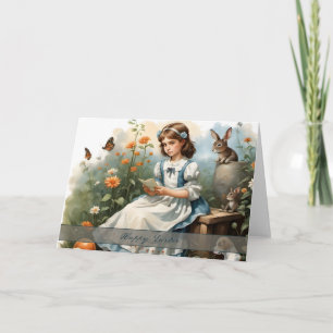 Cartão Páscoa Nostálgica Idyll