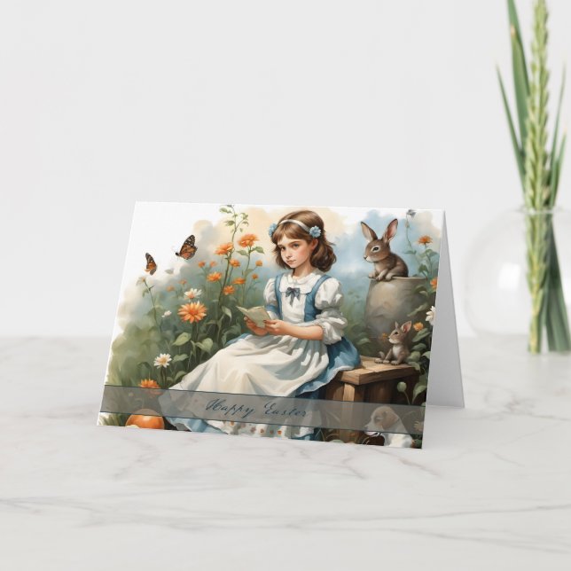 Cartão Páscoa Nostálgica Idyll (Frente)