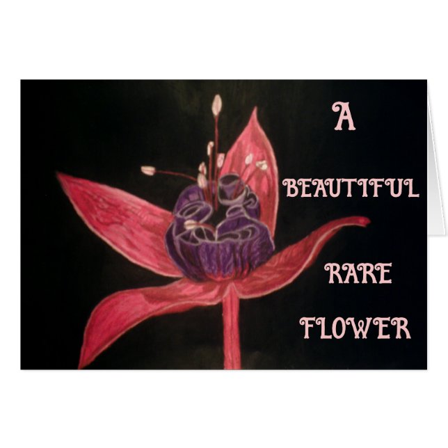 CARTÃO PÁSCOA RARE FLOWRARE PERSON (Frente Horizontal)