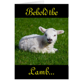 Cartão Páscoa Segure a lâmpada II