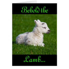 Cartão Páscoa Segure a lâmpada III