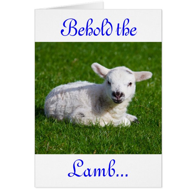 Cartão Páscoa Segure a placa de férias da lâmpada IV (Frente)