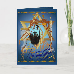 Cartão Pass Over Collage Blue Card