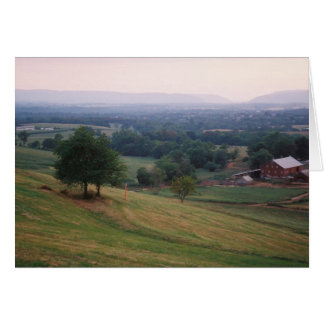 Cartão Passagem de Mountville, vale de Middletown… -