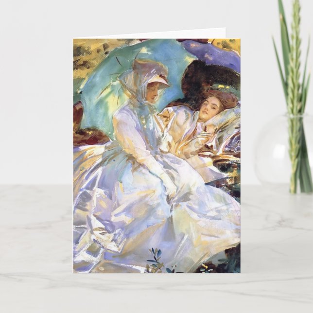 Cartão Passagem de Sargent- Simplon do cantor de John. (Frente)