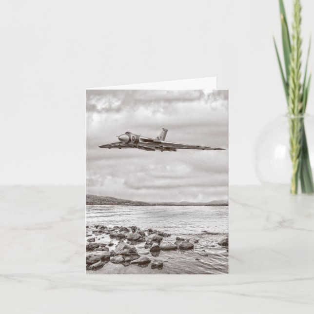 Cartão Passagem final de Vulcan XH558 (Frente)