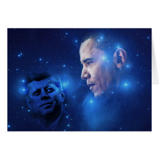Cartão Passando da Tocha, John F. Kennedy Barack Obama