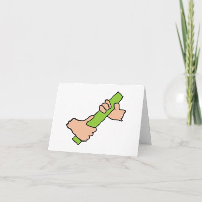 Cartão Passando O Baton (Frente)