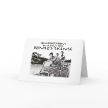 passando o teste de condução, felicitações