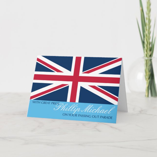 Cartão Passando para fora a parada os parabéns adicionam (Frente)