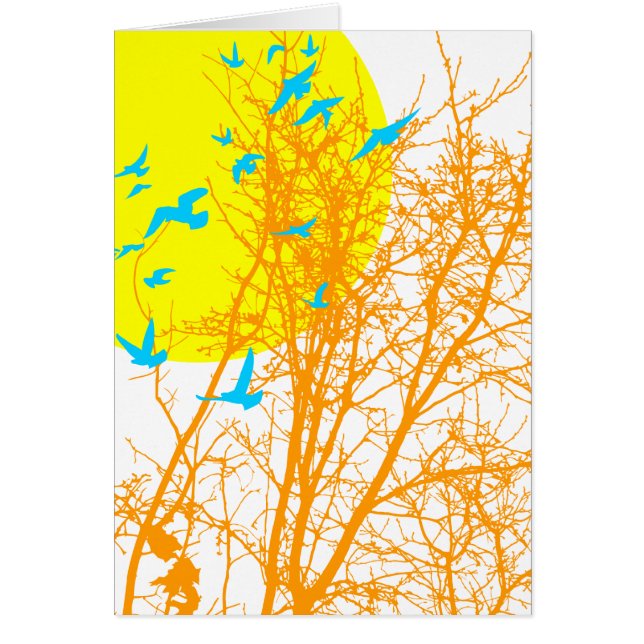 Cartão passarinho (Frente)