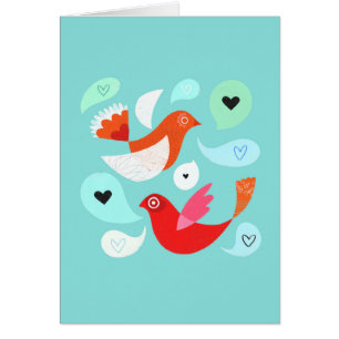 Cartão Passarinhos