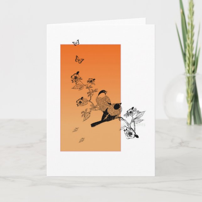 Cartão Pássaro (Frente)